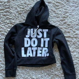 Just do it Crop top sweatershirt